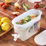 Cold Water Kettle 3.5L with Faucet Refrigerator Fruit Teapot