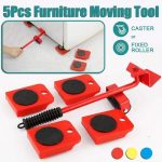 Furniture Lifter Mover Tool Set Furniture Lifting Wheels (5PCS)