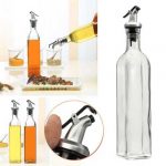 Transparent Glass oil bottels 250 ML