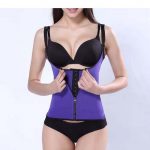 Zipper Sweat Body Shaper Women Slimming Vest Waist Trainer Belt