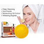 Aichun Beauty Vitamin C Essence Soap Deep Cleaning Moisturizing Repair Oil Control 100g