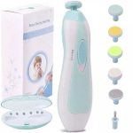 Electric Baby Nail Clipper Baby Safe Nail File Kit with Extra Replacement Pads Polishing Grooming Kit