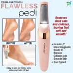Finishing Touch Flawless Pedi Rechargeable Electric Callus Remover Dry Skin for Smoother Feet