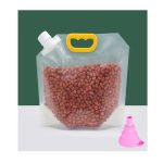 Pack Of 3 Grain Moisture-Proof Bags Thicken Grain Storage Suction Bags Food Storage Washable Clear