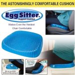 Egg Sitter Gel Cushion Flex Breathable Honeycomb Back Support Ventilate Seat
