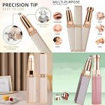 2 in 1 Electric Hair Removel Shaver for Women USB Charger Portable Bikini Painless Epilator for Body Facial Nose Eyebrow Trimmer