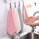 3 Pcs Microfiber Cleaning Cloths, Dish Cloth Kitchen Towel High Absorbent 9.8x9.8 Inch, Easy to Clean Quick Drying, for Washing Dishes, Kitchen