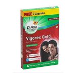 New Zandu Vigorex Gold Ayuverdic Capsule Daily Energizer 12 Tablets