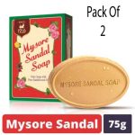 Pack Of 2 Mysore Sandal Soap 75g