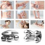 Stainless Steel silver 4D FULL BODY SHAPE MASSAGER FOR FACE AND BODY