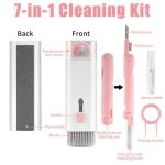 7-in-1 Computer Keyboard Cleaner Brush Kit Earphone Cleaning Pen For Headset Keyboard Cleaning Tools Cleaner Keycap Puller Kit