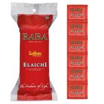 Baba Saffron Blended Elaichi Silver Coated Flavoured Cardamom Seeds 60pcs