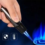 Cigar Cigarette Lighter Jet Torch Dual Blue Flame  ( Available in 5 Colours )