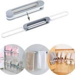 Wall-mounted Strong Self Adhesive Foldable Bathroom Slippers Holder
