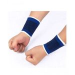 1 Pair Wristbands Wrist Support Brace Sweat Band Hand Band for Sports Wrist Protector Cycling Weightlifting Gym