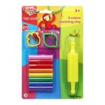 Kiddy Clay 8 Colors Modelling Clay, 3+ Years