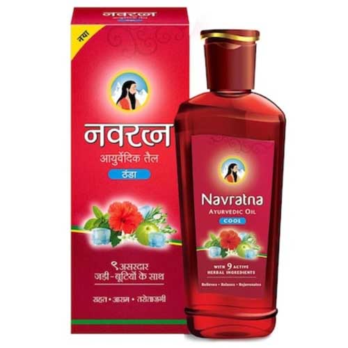 Navratna Ayurvedic Herbal Hair Oil 200ml Made in india - My Basket