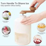 New Multi-Functional Ice Shavers Manual Portable Ice Slush Maker Handle Ice Crusher
