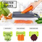 Vegetable Chopper Slicer 14 -in -1 Multi - Purpose Slicer Food Chopper