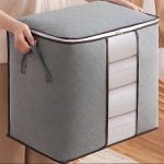 110 GSM Non Woven Storage Bag In Grey Color