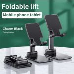 Adjustable Mobile Holder Stand - Metal Desk Desktop Tablet Universal Cell Phone Holder