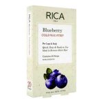 Blueberry Cold Wax Strips, For Legs & Body, All Skin Types