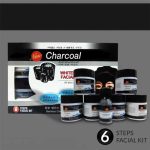 CHARCOAL ANTI BLACKHEAD WHITENING FACIAL KIT 6 STEP FACIAL KIT WITH BLEACH POWDER