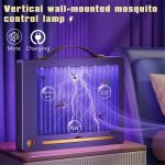 UV Electric Shock Mosquito Lamp USB Rechargeable Wall-mounted Indoor Outdoor Mosquito Killer Noiseless Electric Insect Killer