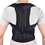 Unisex Adjustable posture Corrector Shoulder Back Brace Support Lumbar Spine Support Belt  small " medium " large