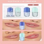 2Pcs Set of Hydrating Plumping Lip Oil Mini Capsule Lip Gloss