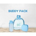 Buddy Pack (Bottle and School Lunch Box) With Handle Bag Random Colours