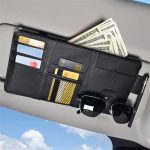 Car Sun Visor Organizer Sunglass Holder for Car Auto Interior Accessories Pocket Organizer