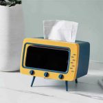 Creative 2 In1TV Shape Tissue BoxDesktop Paper Holder