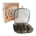 Elegant Transparent Crystal Portable Jewellery Box, Storage Organizer