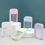 Portable Card Spray Bottle, 38ML Refillable Perfume Bottle Portable Moisturizing Sprayer Box