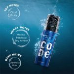 Wild Stone Code Titanium Perfume Body Spray For Men - 120 ml