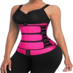 FeelinGirl Latex Waist Trainer Corset for Women Weight Loss with 3 Trimmer Belts