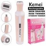 Kemei Facial Hair Removal For Women 4 In 1 Hair Remover Includes Facial Shaver
