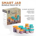 Set Of 12 Smart Jar Kitchen Spice Box Set Spice Container