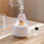 Volcano Room Diffuser USB Air Humidifie Retro Light Air Freshner 150ML