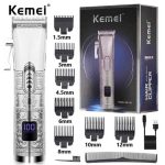 Kemei Km-1937 Hair Trimmer Cutting Machine Usb Charging Digital Display Professional Hair Clippers