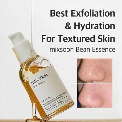 50ml Mixsoon Bean Essential Serum Hydrating Exfoliate Face Serum Reduce Dead Skin Cells