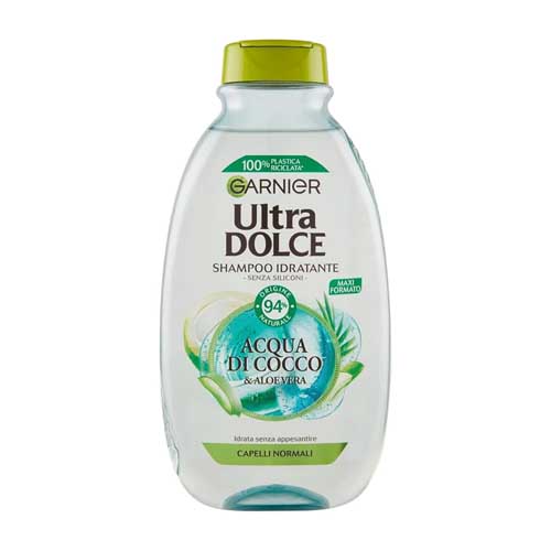Garnier Ultra Dolce Shampoo Acqua Di Cocco & Aloe Vera 300ml
