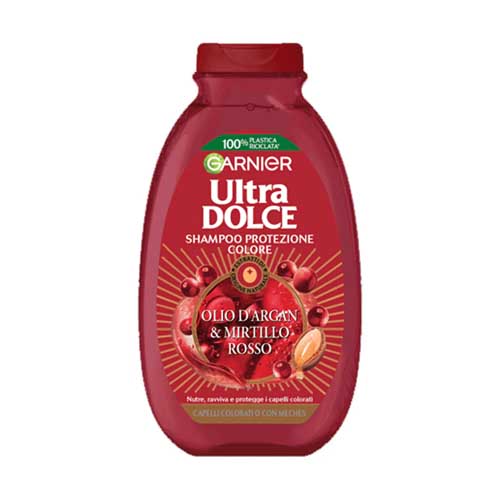 Garnier Ultra Dolce Shampoo Olio D Argan & Mirtillo Rosso 300ml