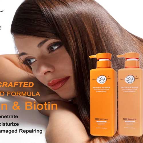 SG Hair Care Protein & Biotin Volume Moisture Shampoo & Conditioner 500ml Each