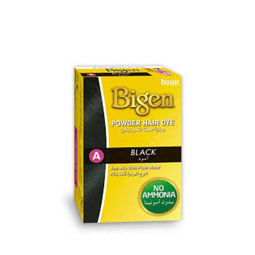 New Bigen Powder Hair Dye Black 6 Grams – No Amonia