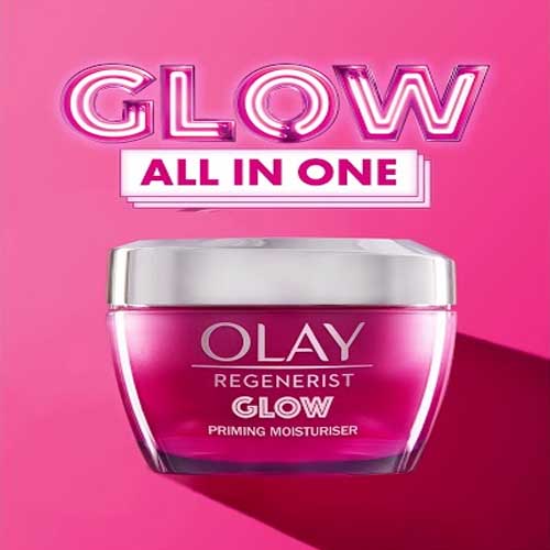 50ml Olay Regenerist Glow Priming Moisturiser Cream