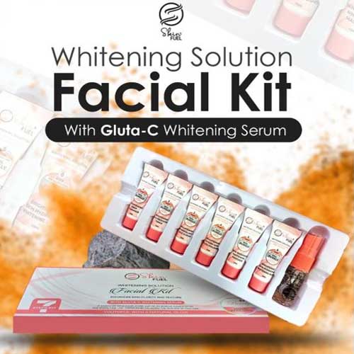 Skin Fuel Whitening Solution Facial Kit With Gluta-C Serum (Imported)s