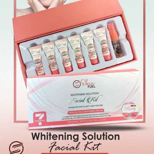Skin Fuel Whitening Solution Facial Kit With Gluta-C Serum (Imported)