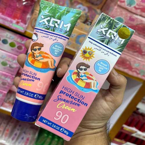 New XQM High Sun Protection Sunscreen SPF 90+ 80ml